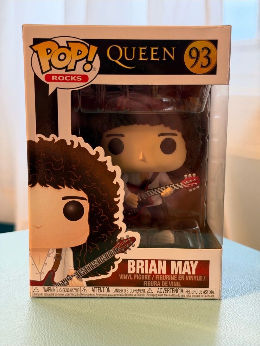 Funko Pop! Queen Rocks Brian May Music Vinyl Figure Box #93